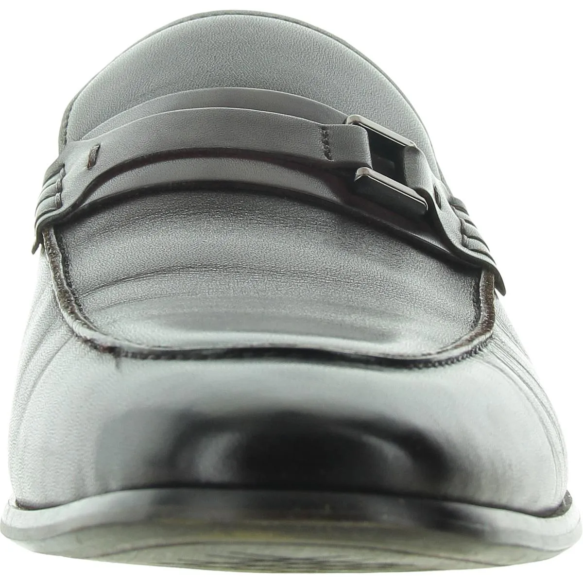 ADAIR Mens Buckle Leather Loafers