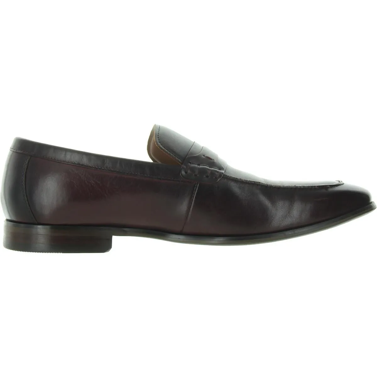 ADAIR Mens Buckle Leather Loafers