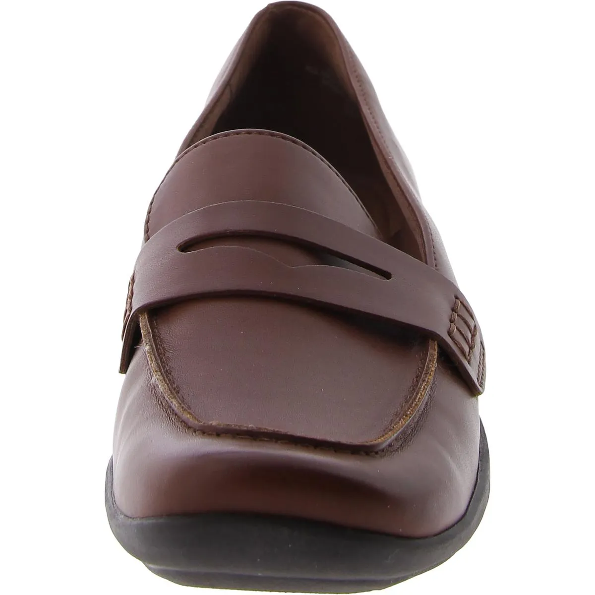 AERILYN3 Womens Faux Leather Slip On Loafers