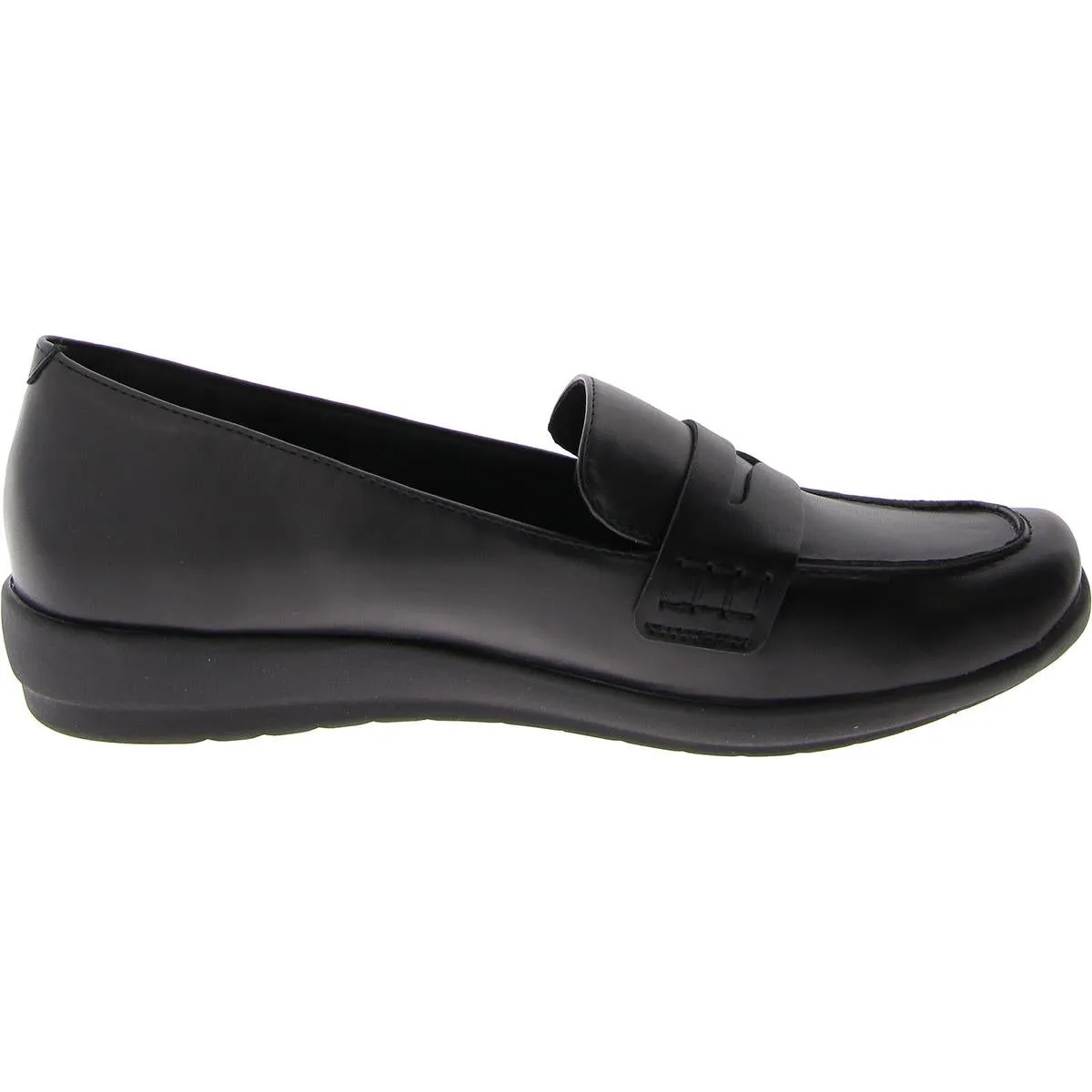 AERILYN3 Womens Faux Leather Slip On Loafers