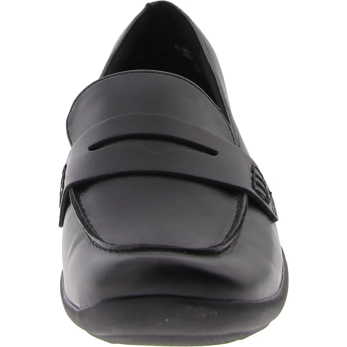 AERILYN3 Womens Faux Leather Slip On Loafers