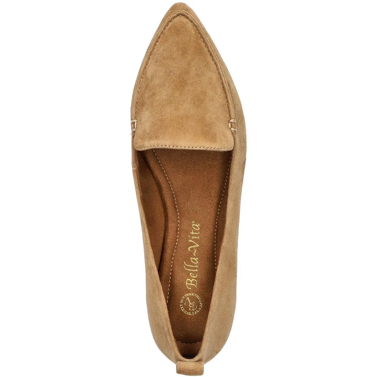 Alessi Womens Padded Insole Suede Loafers