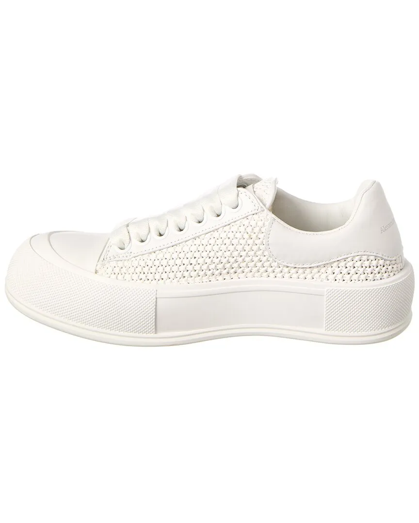 Alexander McQueen Plimsoll Leather Sneaker