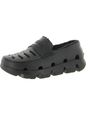 All Day Womens Faux Fur Lined Slip On Loafers