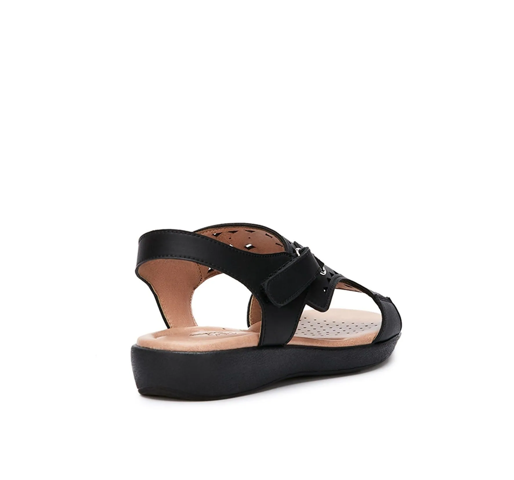Andrea Leather Comfort laser Pattern Sandals