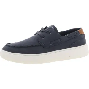 Ankar Mens Lace-Up Faux Leather Loafers