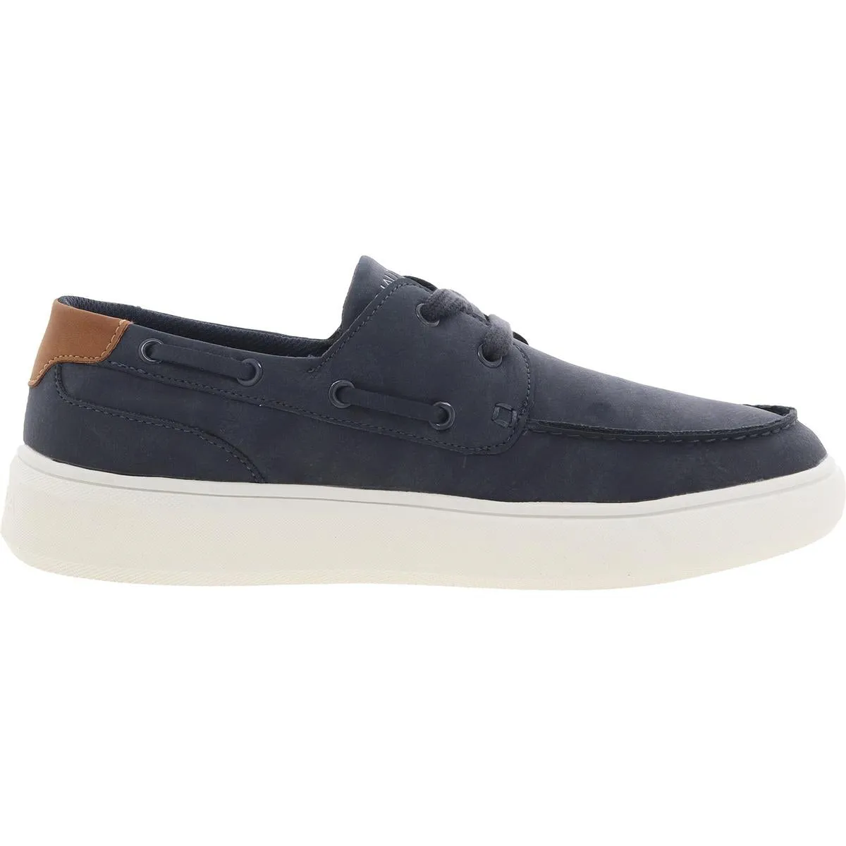 Ankar Mens Lace-Up Faux Leather Loafers