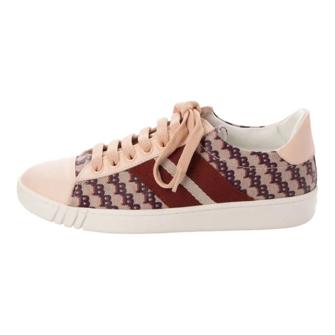 Bally Wiame 6231691 Ladies Pink Leather Sneakers US 9.5