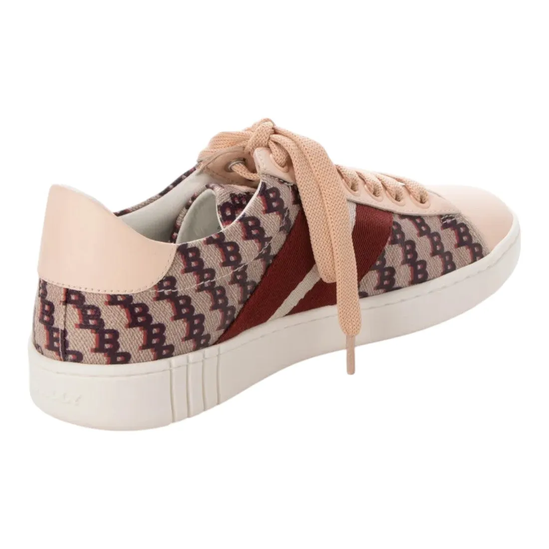 Bally Wiame 6231691 Ladies Pink Leather Sneakers US 9.5