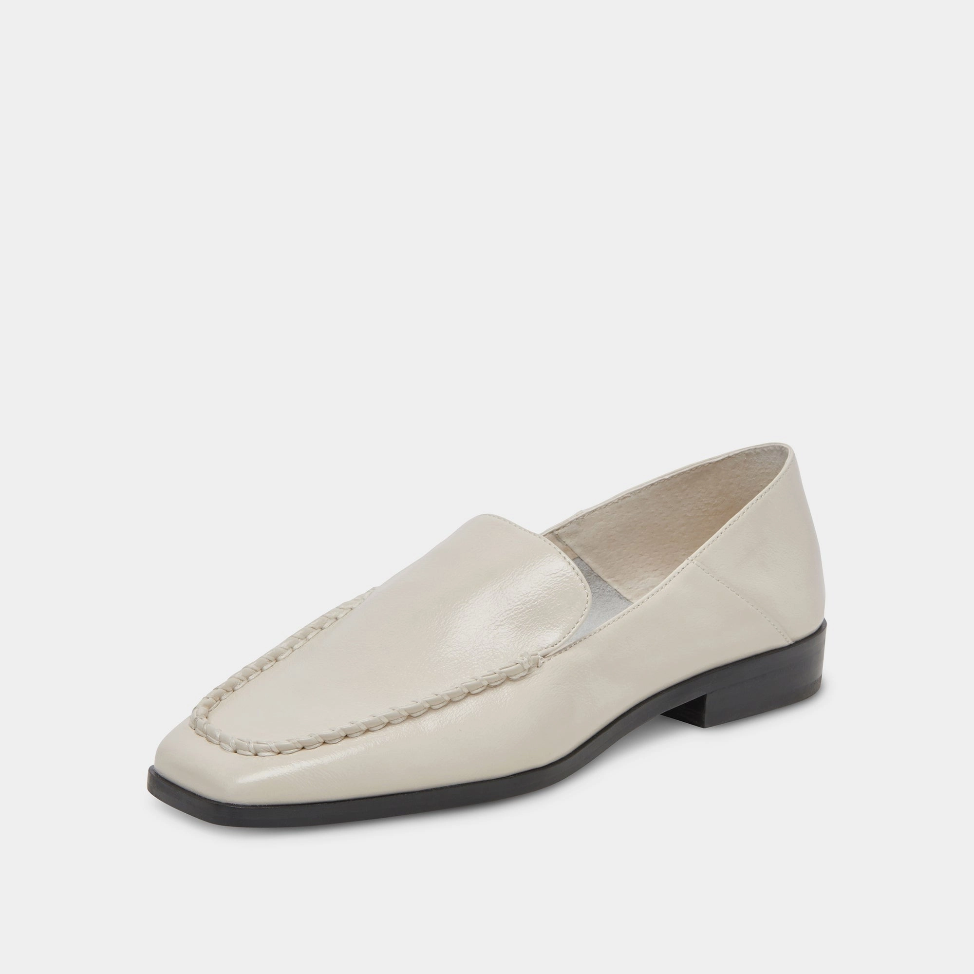 BENY FLATS IVORY CRINKLE PATENT