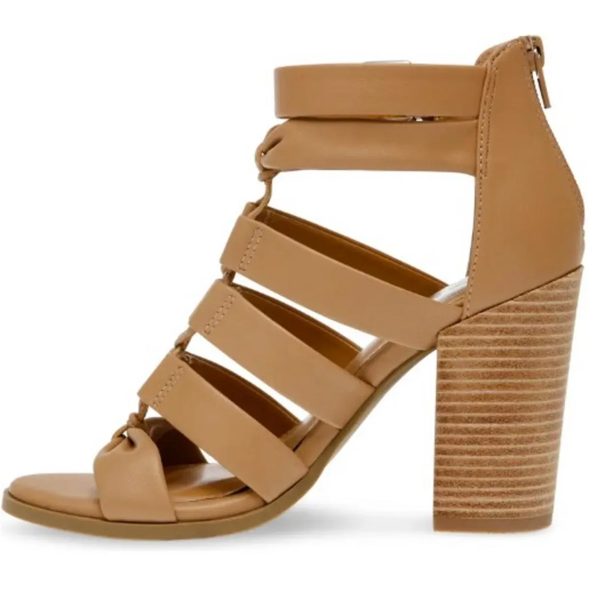 Billy Womens Faux Leather Strappy Gladiator Sandals