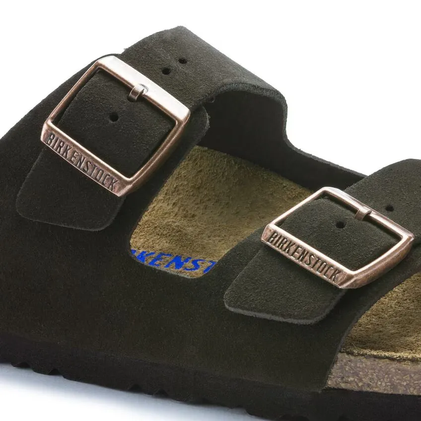 Birkenstock Arizona 951311 Sandal Men's US 11-11.5 Gray Suede Slide ZPO1823