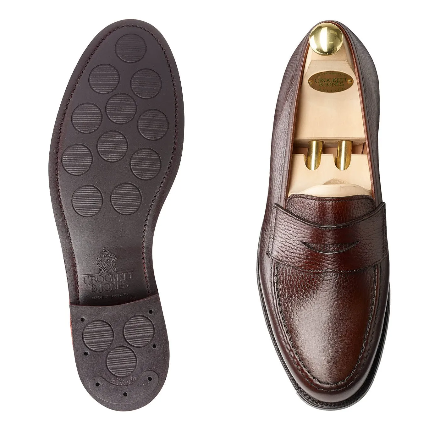 Boston Dark Brown Country Calf Grain