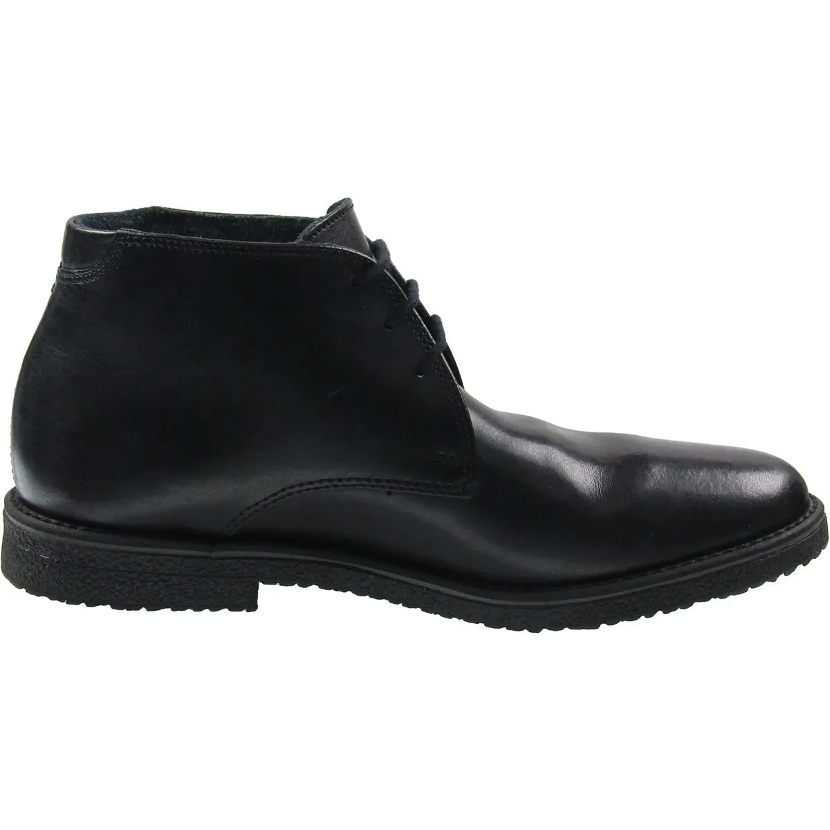 Boswell Mens Lace-Up Faux Leather Chukka Boots