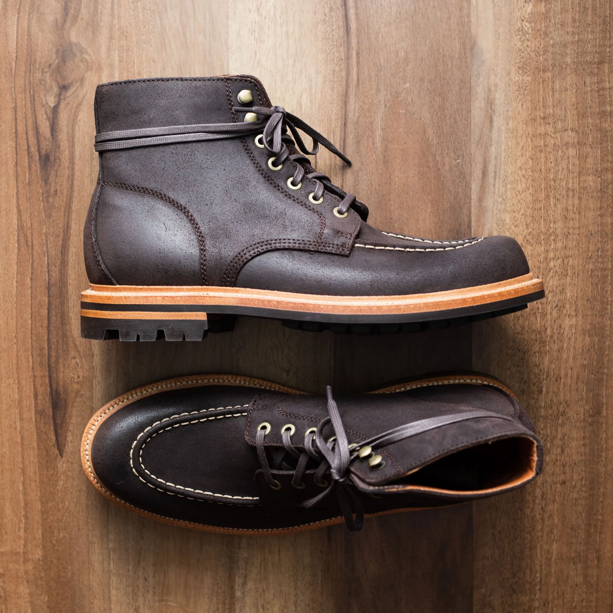 Brass Boot Earth Waxed Commander