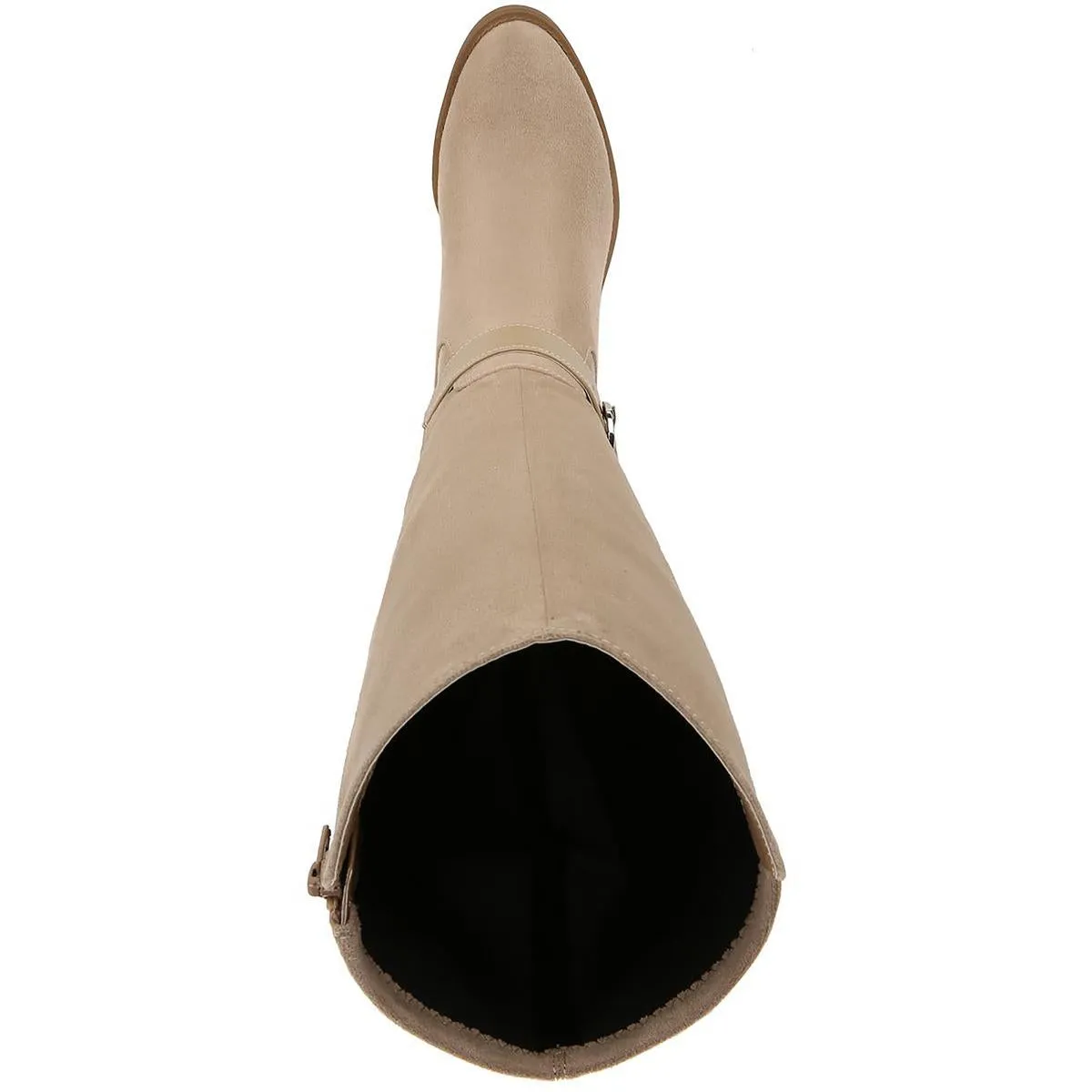Brooks Womens Faux Leather Western Knee-High Boots
