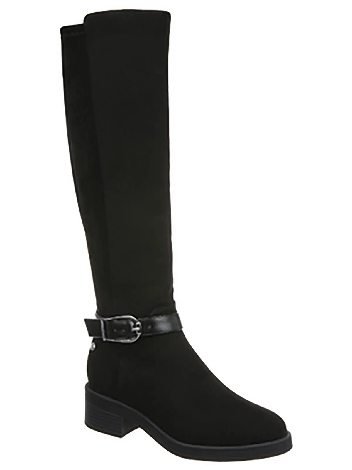 Brooks Womens Faux Leather Western Knee-High Boots