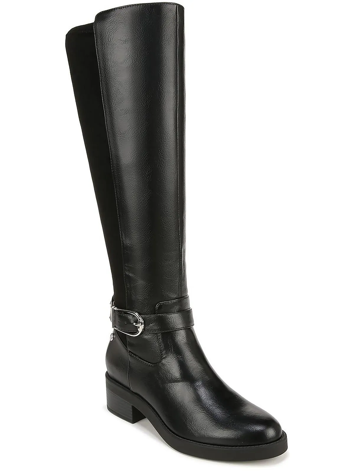Brooks Womens Faux Leather Western Knee-High Boots