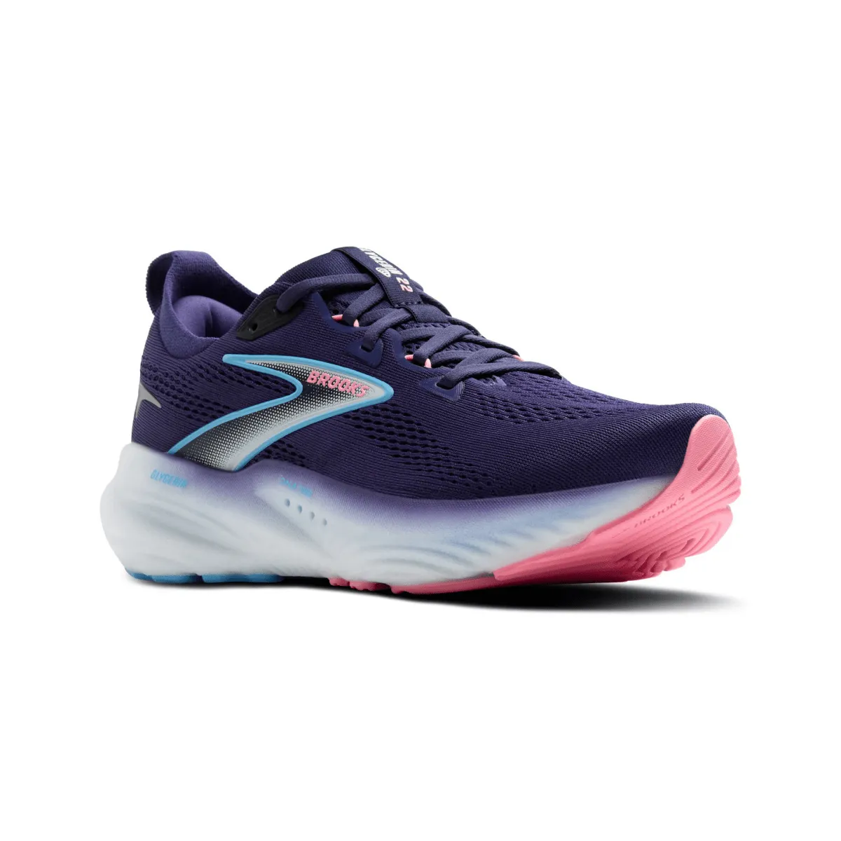 Brooks Women's Glycerine 22 Blue Ribbon/Peacoat/Dianthus