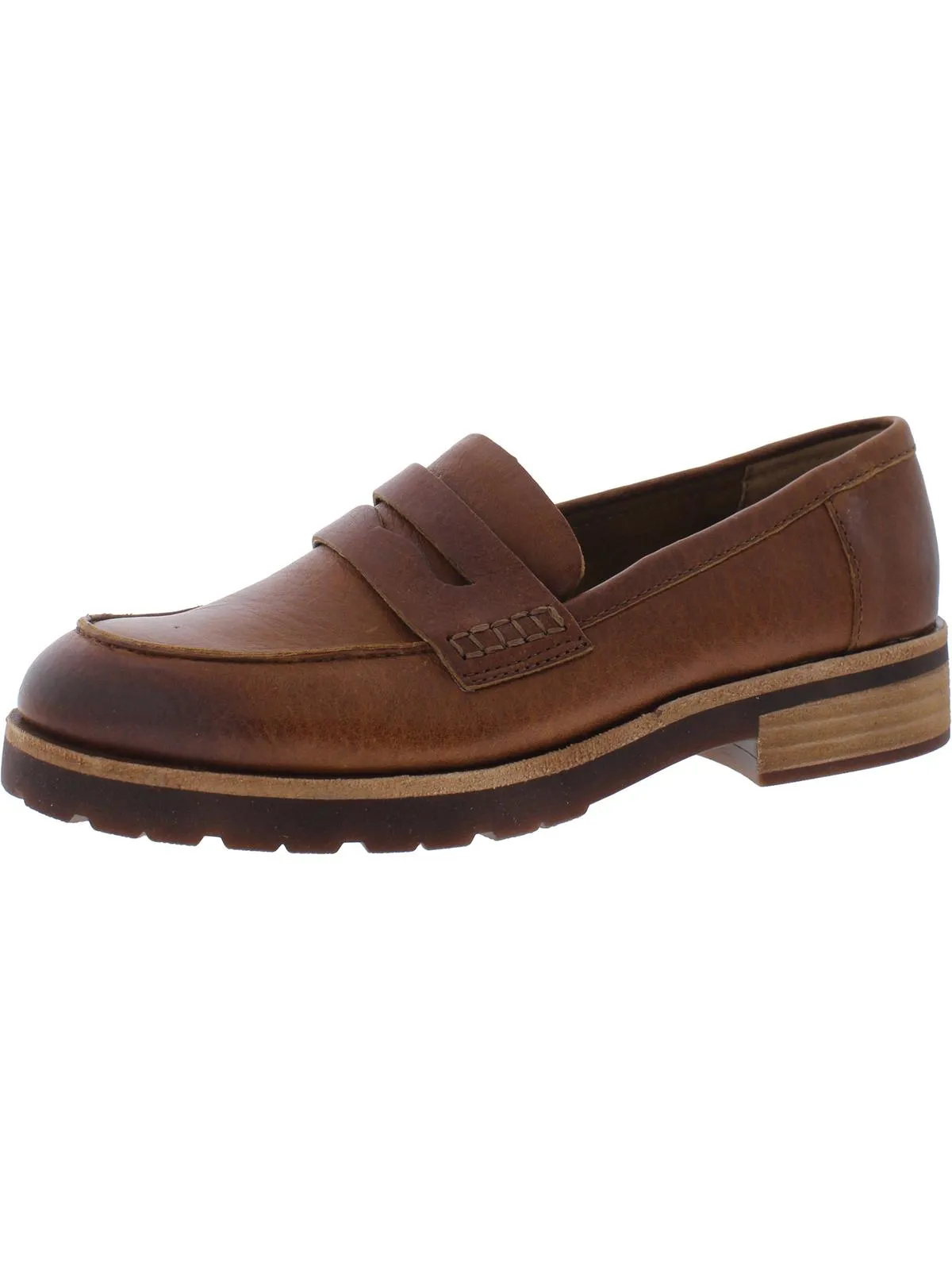 CARLISLE Womens Loafers Round Toe
