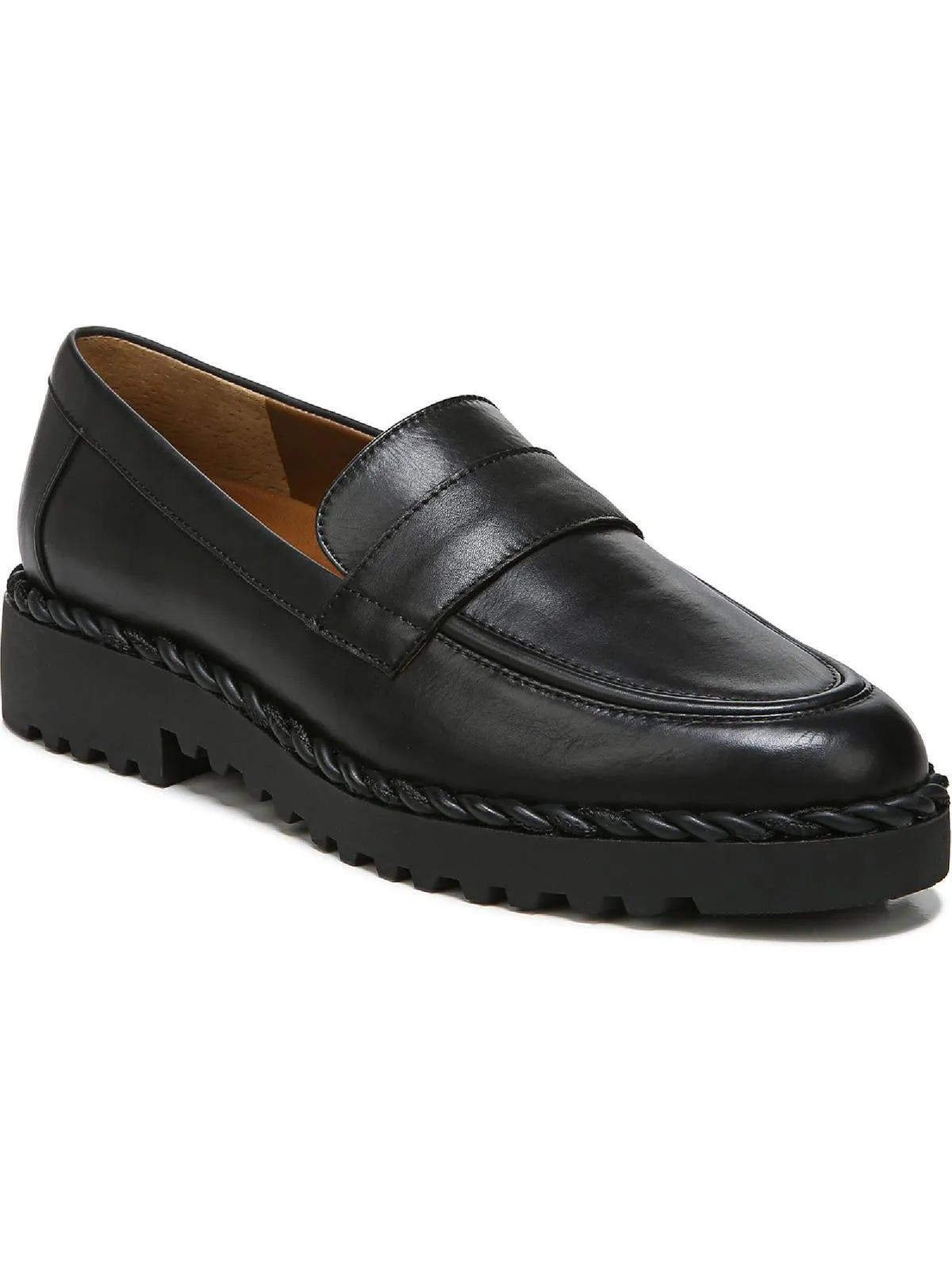 Carol 3 Womens Leather Slip On Loafers