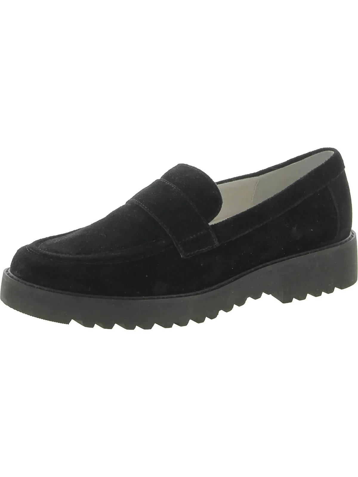 Carol 3 Womens Leather Slip On Loafers