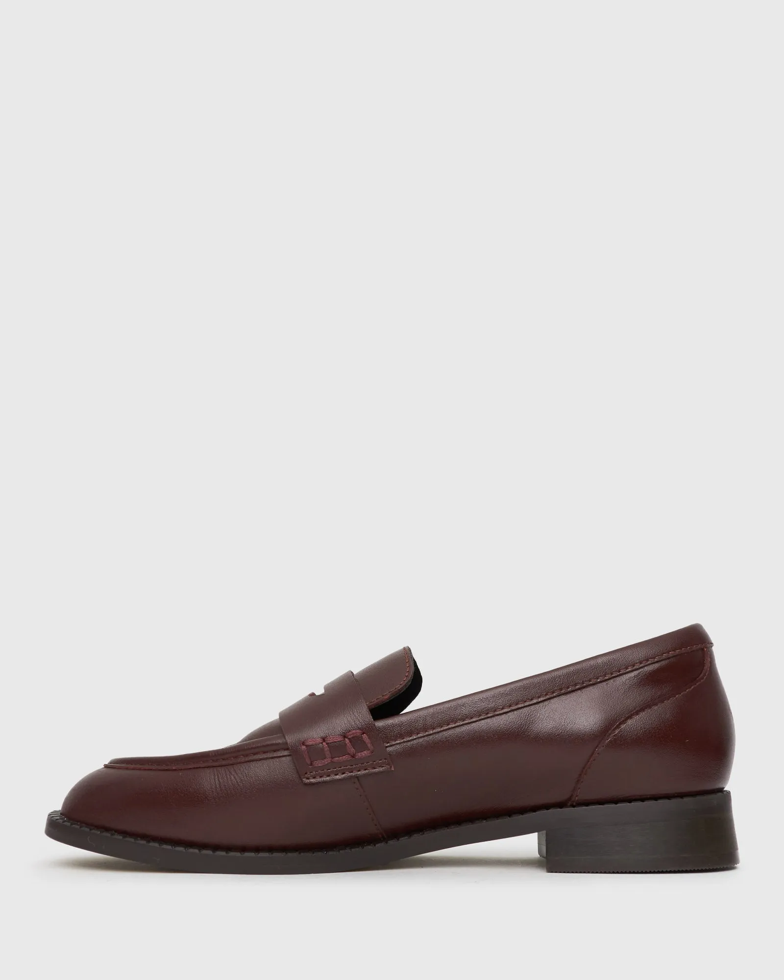 CASSIE Leather Penny Loafers