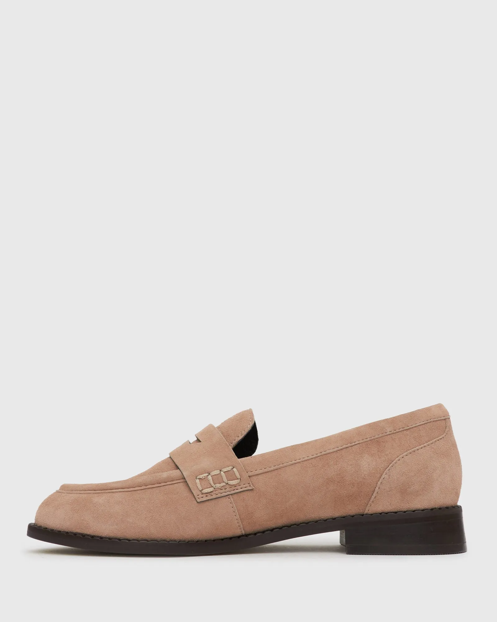 CASSIE Leather Penny Loafers