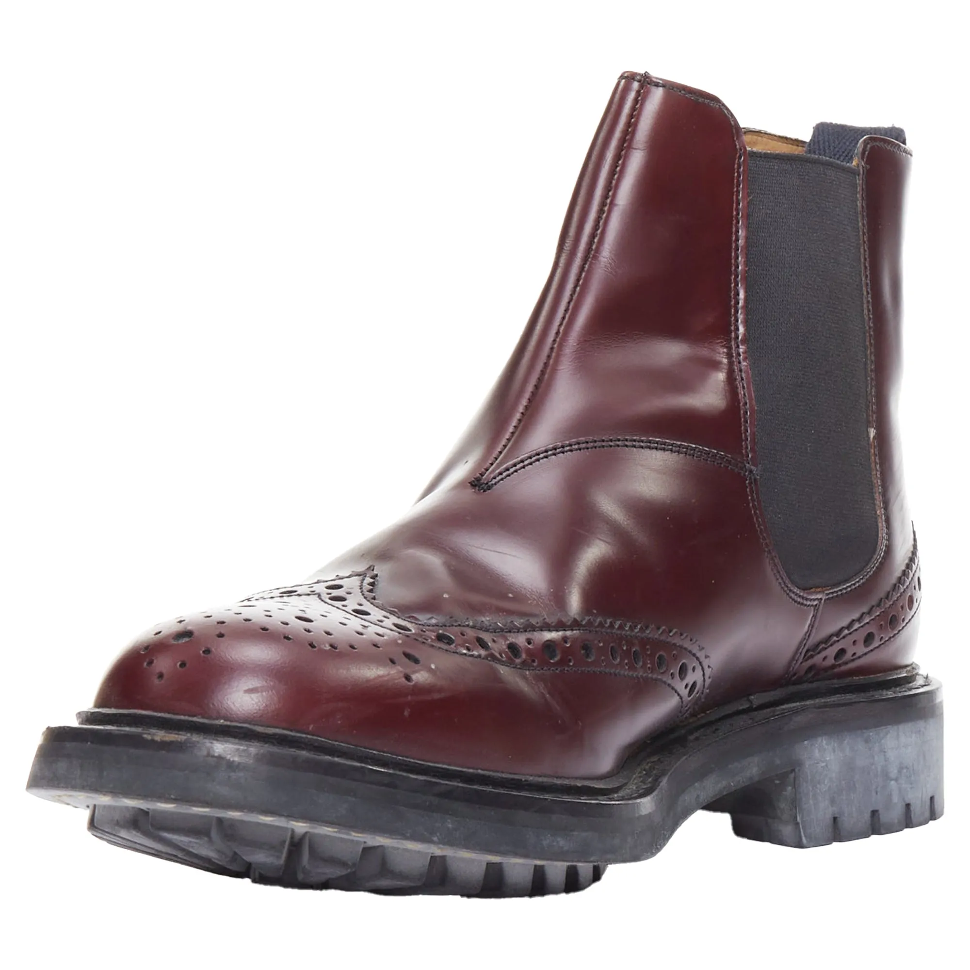 Church'S Ketsby perforated polished chelsea boots