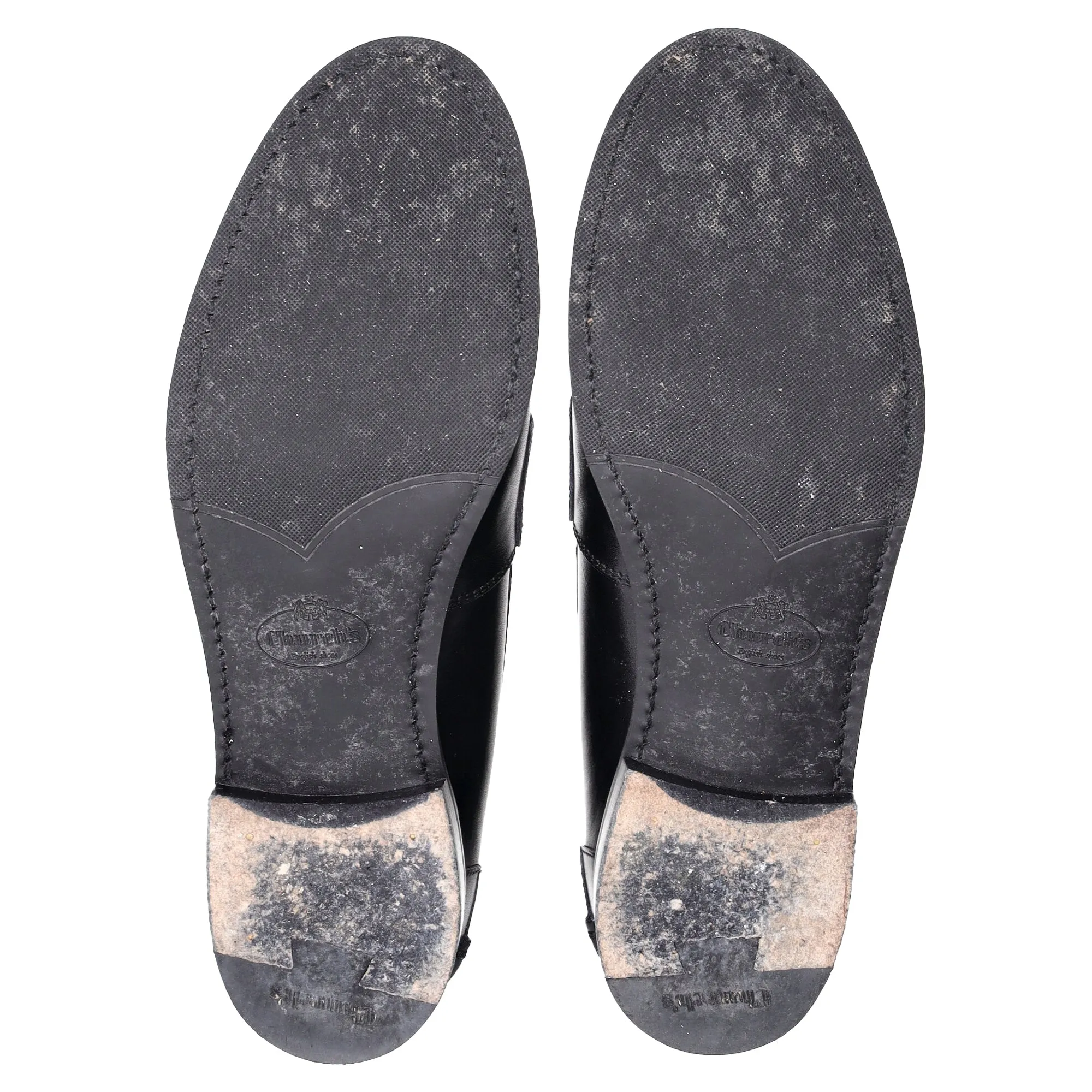 Church's Sally Penny Loafers in Black Leather