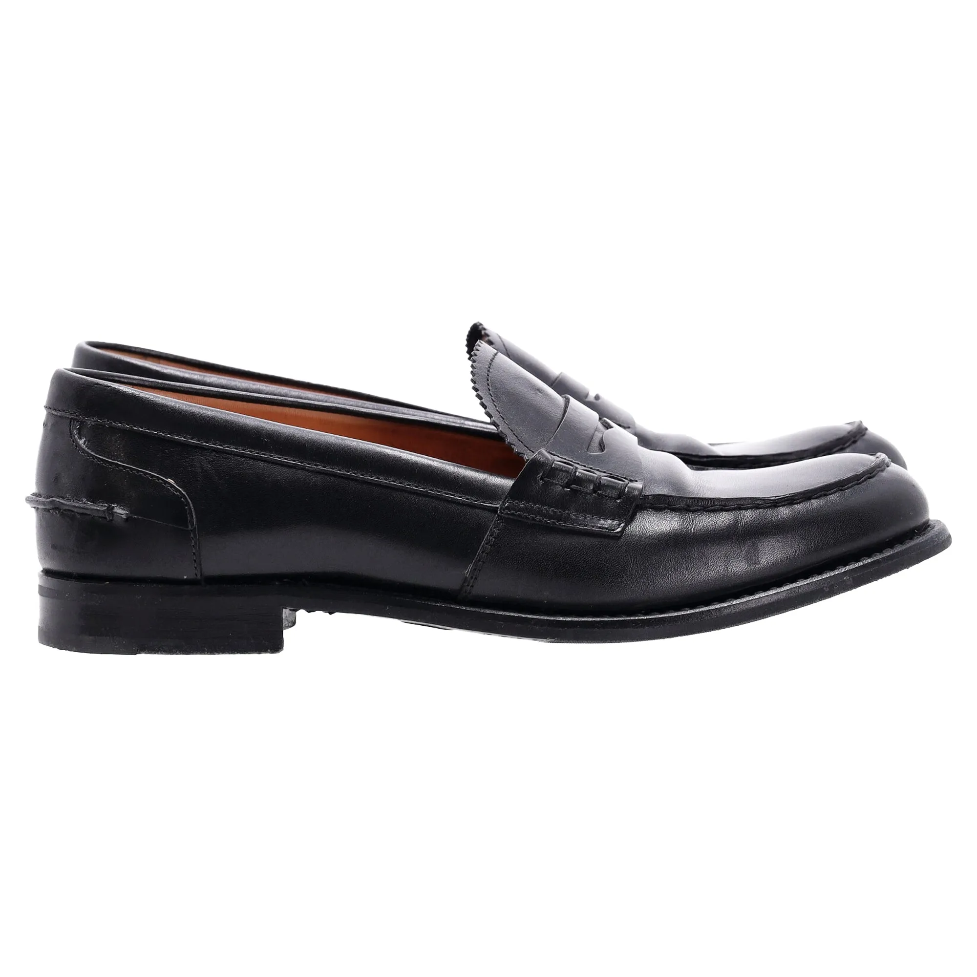 Church's Sally Penny Loafers in Black Leather