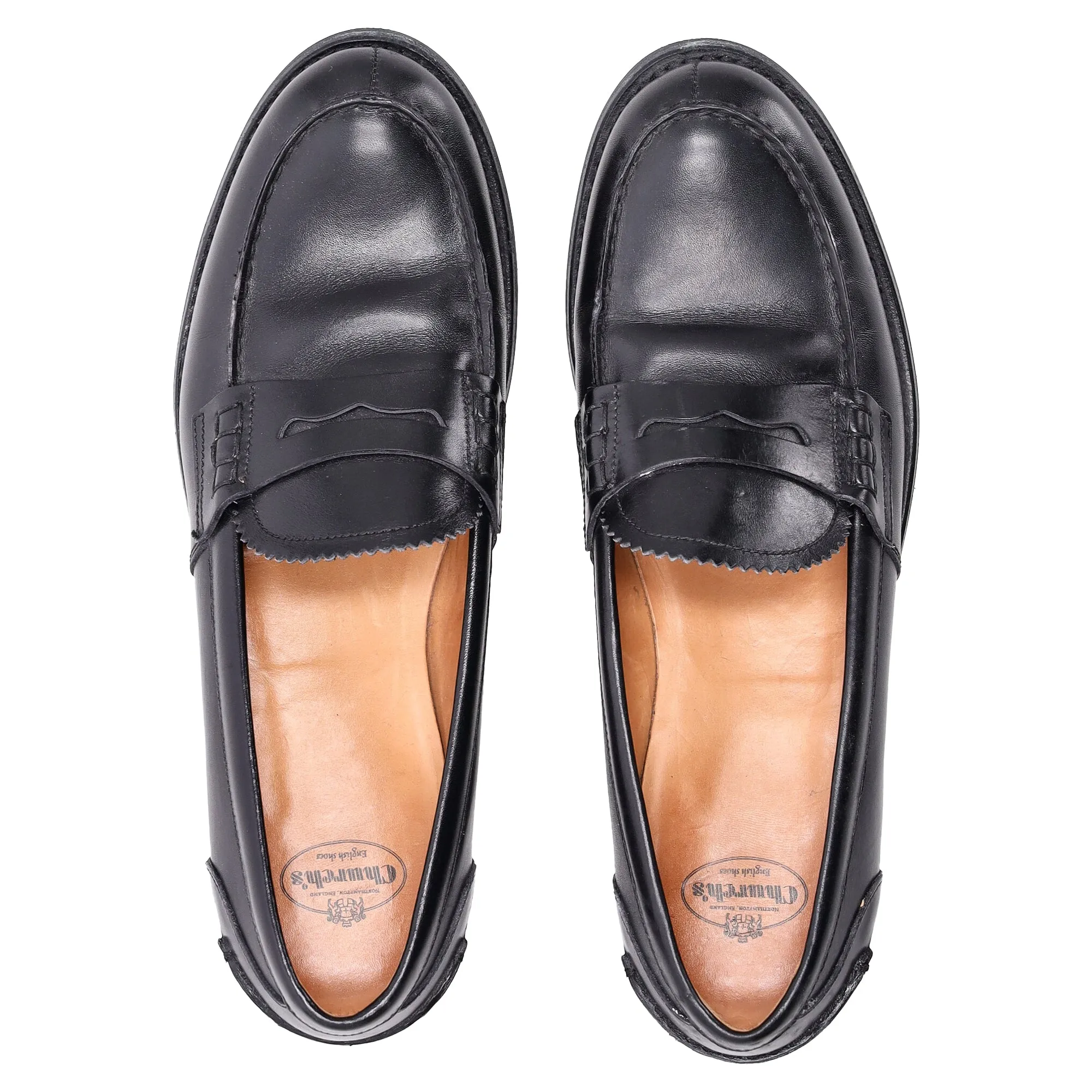 Church's Sally Penny Loafers in Black Leather