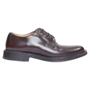 Church's Shannon burgundy smooth leather lace up classic loafers