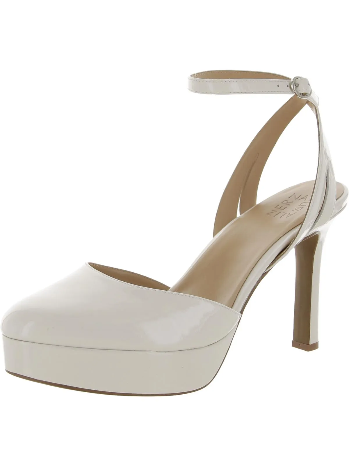 Clarice  Womens Buckle Ankle Strap Platform Sandals