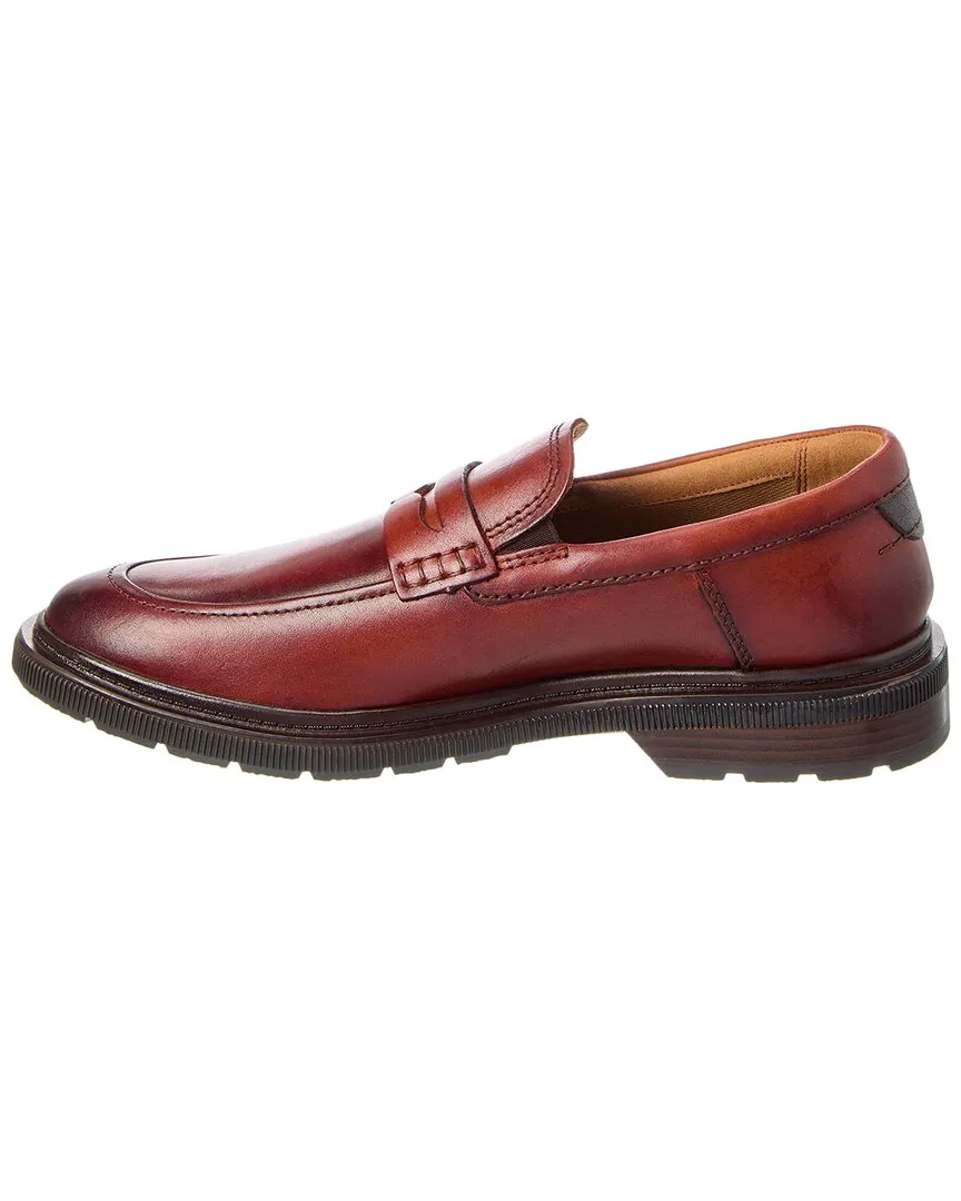 Clarks Collection Burchill Leather Penny Loafer