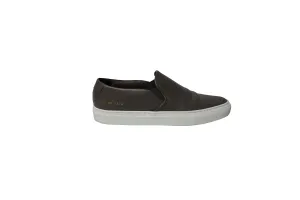 Common Projects Tournament Slip-On Sneakers in Grey Leather