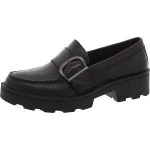 CONTESSA Womens Buckle Leather Loafers
