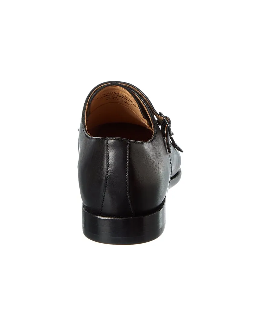 Curatore Cap Toe Double Monk Leather Loafer