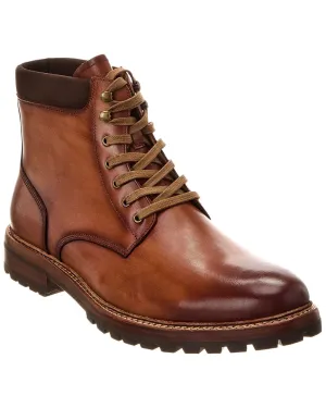 Curatore Plain Toe Leather Boot