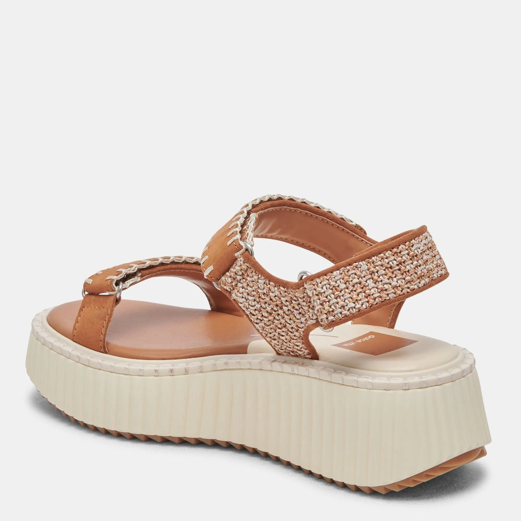 DEBRA SANDALS TAN MULTI NUBUCK