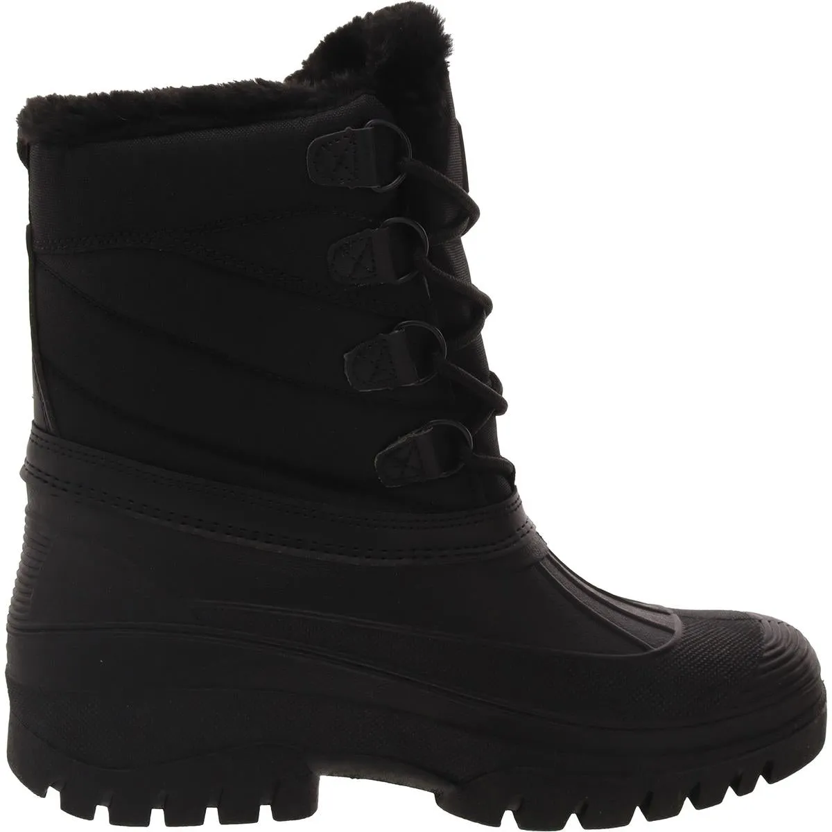Decker Mens Solid Man Made Winter & Snow Boots