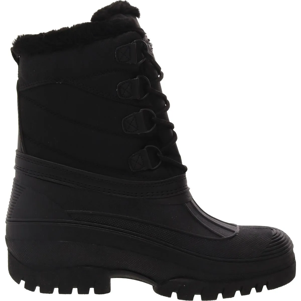 Decker Mens Solid Man Made Winter & Snow Boots
