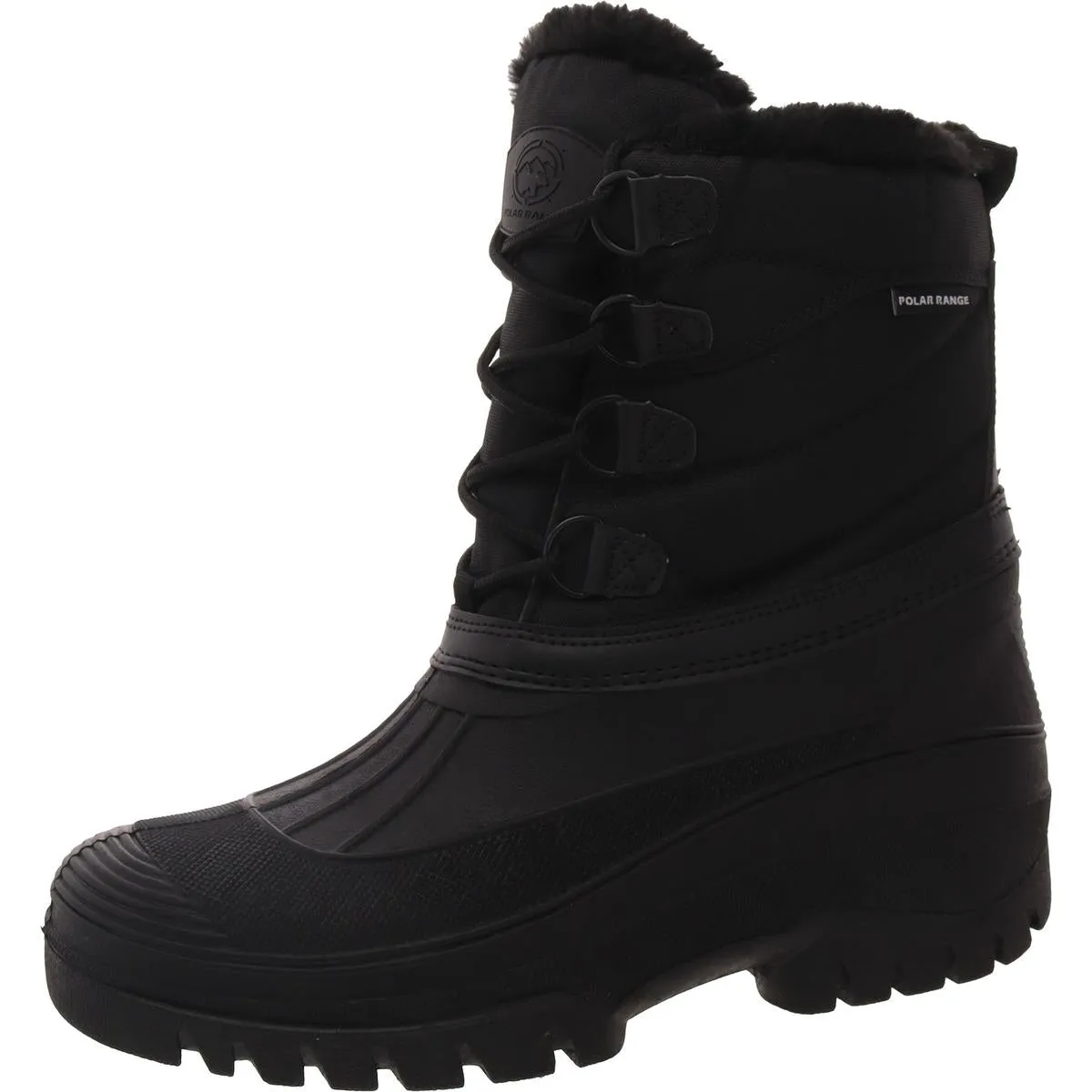 Decker Mens Solid Man Made Winter & Snow Boots
