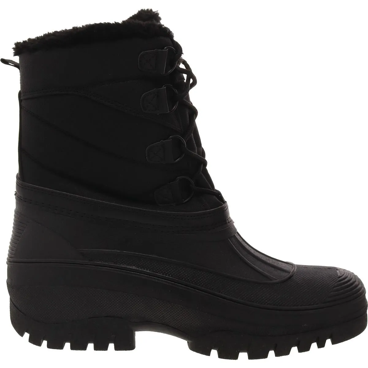 Decker Mens Solid Man Made Winter & Snow Boots