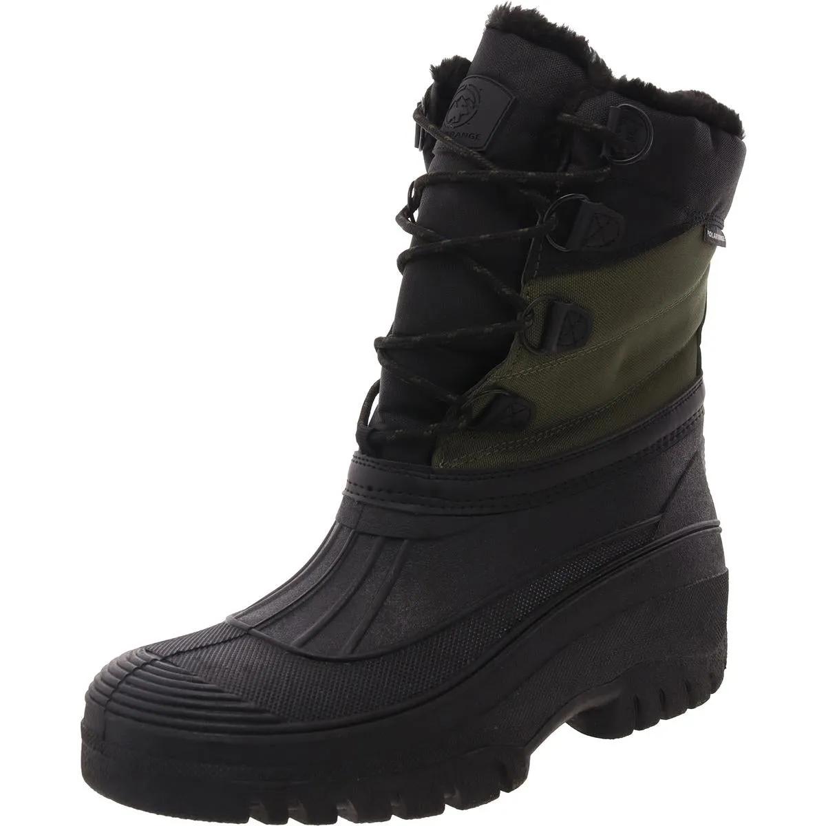 Decker Mens Solid Man Made Winter & Snow Boots
