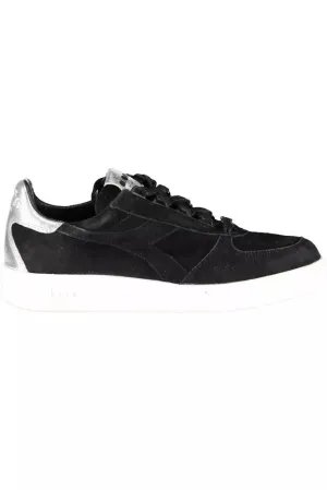 Diadora Elegant  Leather Sneakers with Lace Women's Details