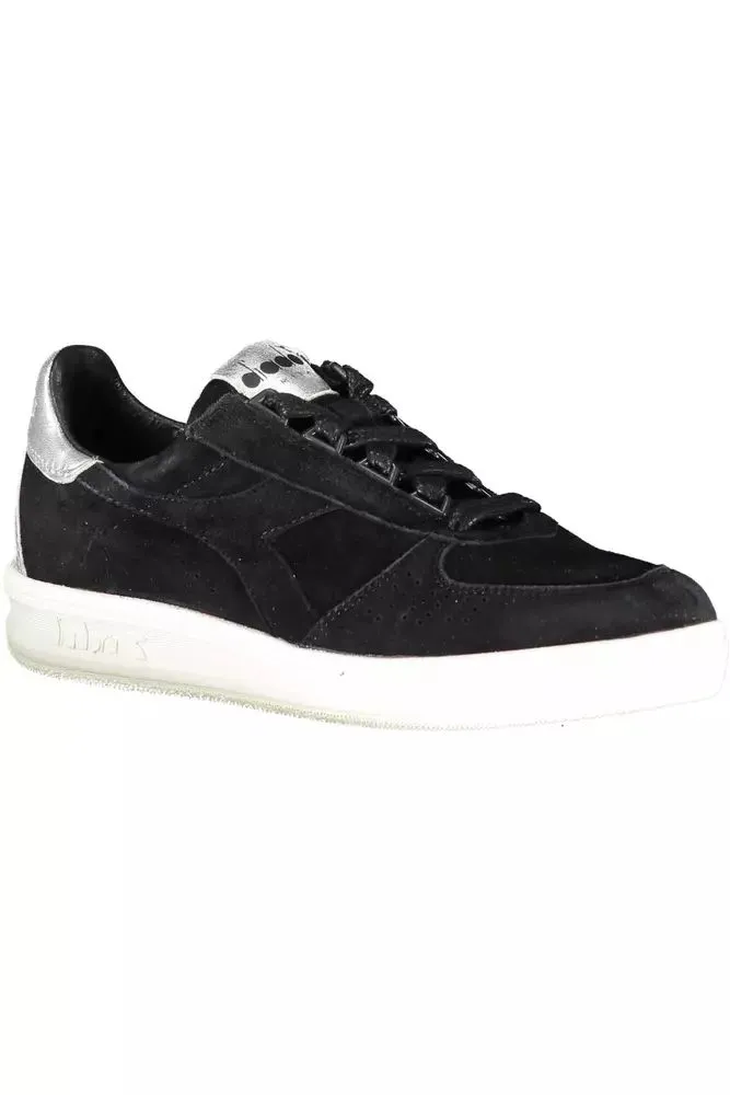 Diadora Elegant  Leather Sneakers with Lace Women's Details