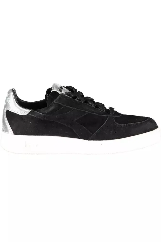 Diadora Elegant  Leather Sneakers with Lace Women's Details