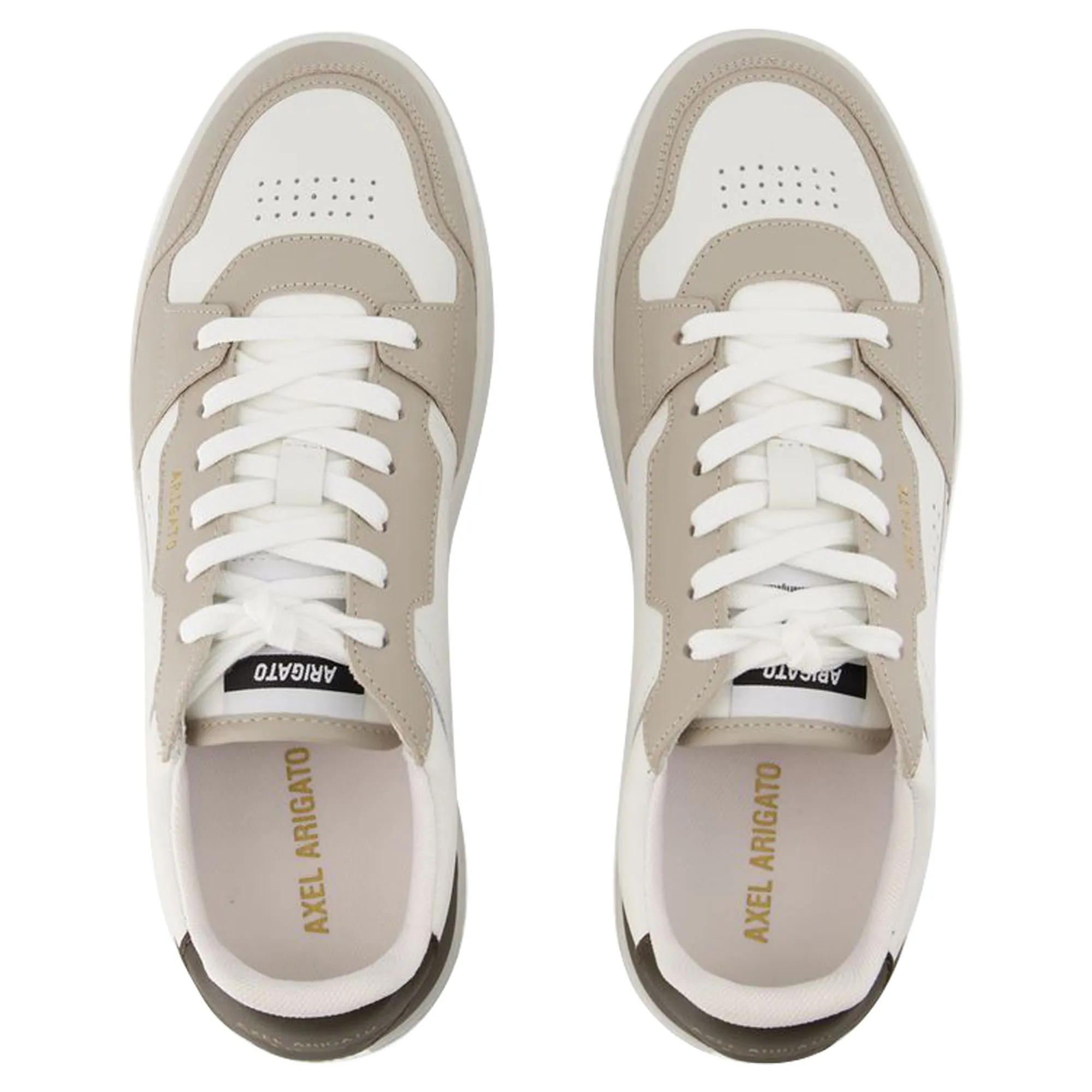 Dice Lo Sneakers - Axel Arigato - Leather - White/Dark Brown