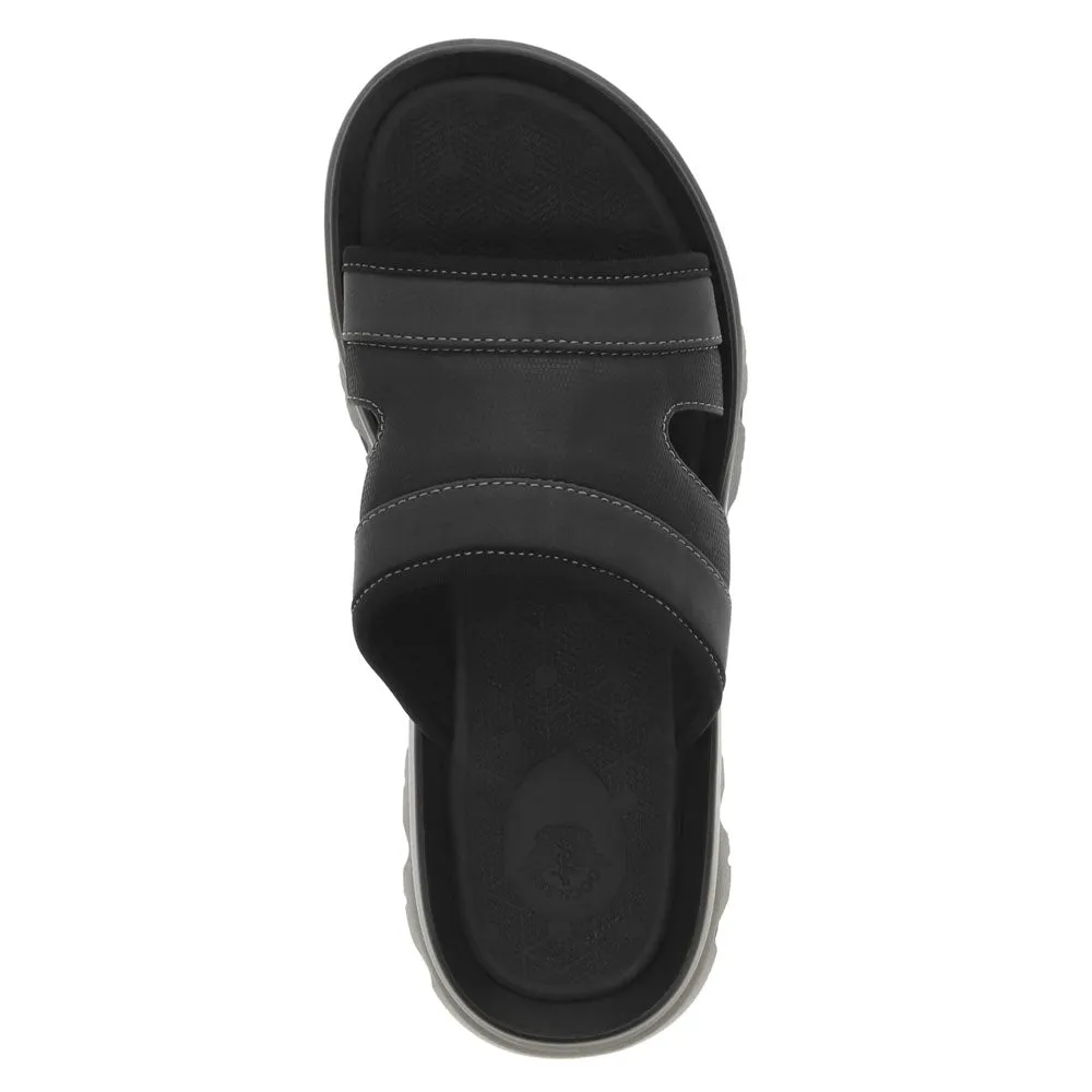 Dockers Mens Luis Synthetic Leather Casual Slip On Sandal Shoe
